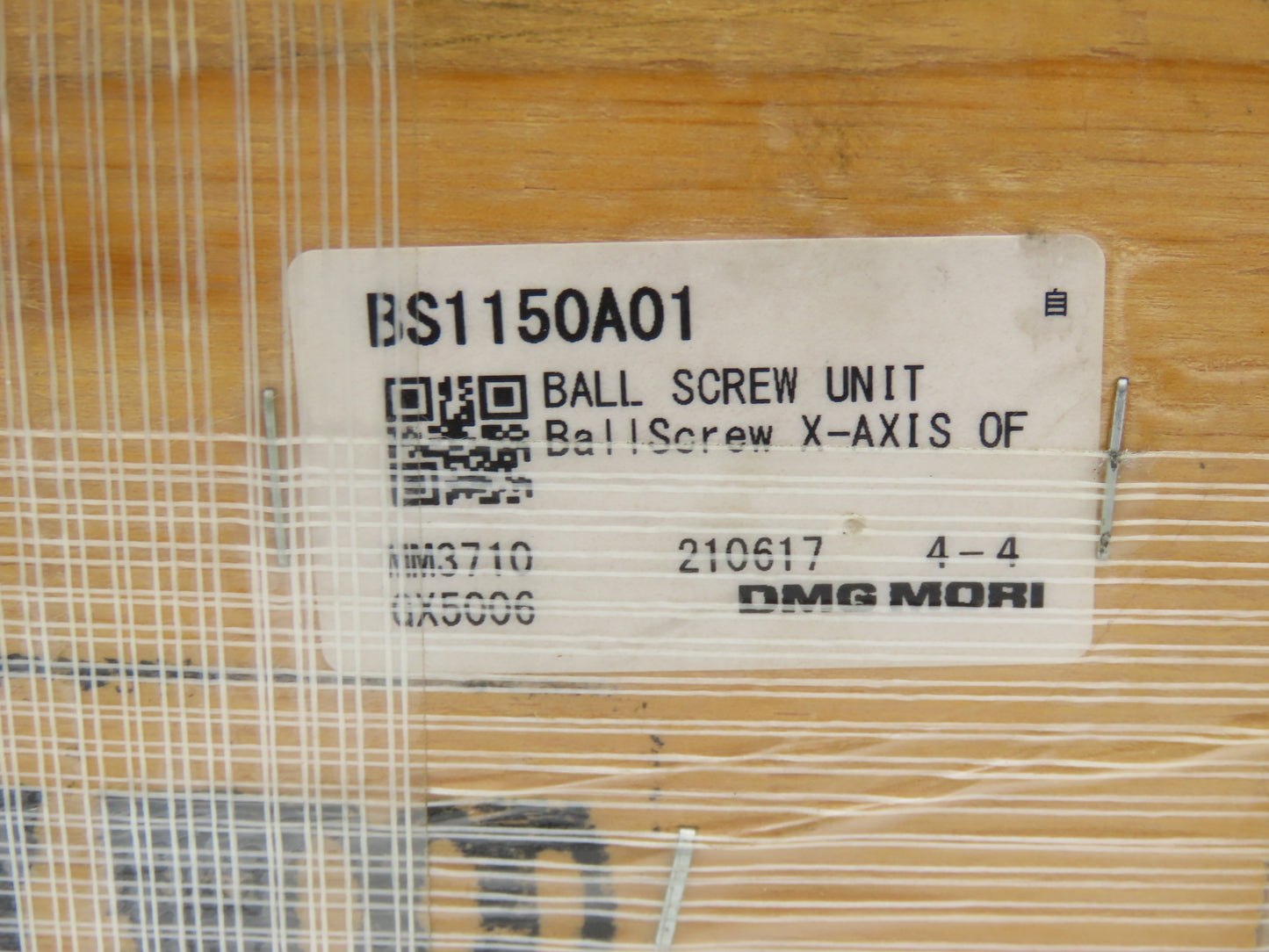 DMG Mori BS1150A01 X-Axis Ball Screw & Nut Assy 28mm Dia 3/8" Pitch 780mm OAL