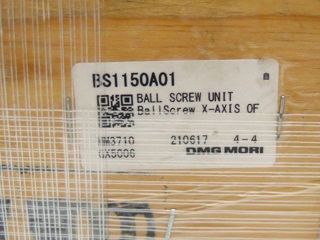DMG Mori BS1150A01 X-Axis Ball Screw & Nut Assy 28mm Dia 3/8" Pitch 780mm OAL