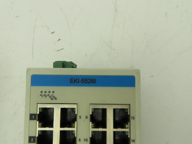 Advantech EKI-5526I Industrial Ethernet Switch 16-Port 10/100Mbps