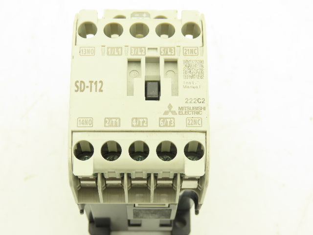 Mitsubishi Electric SD-T12 Motor Starter 7.5Hp 600V 3Ph 20A 14-12 AWG Lot of 7