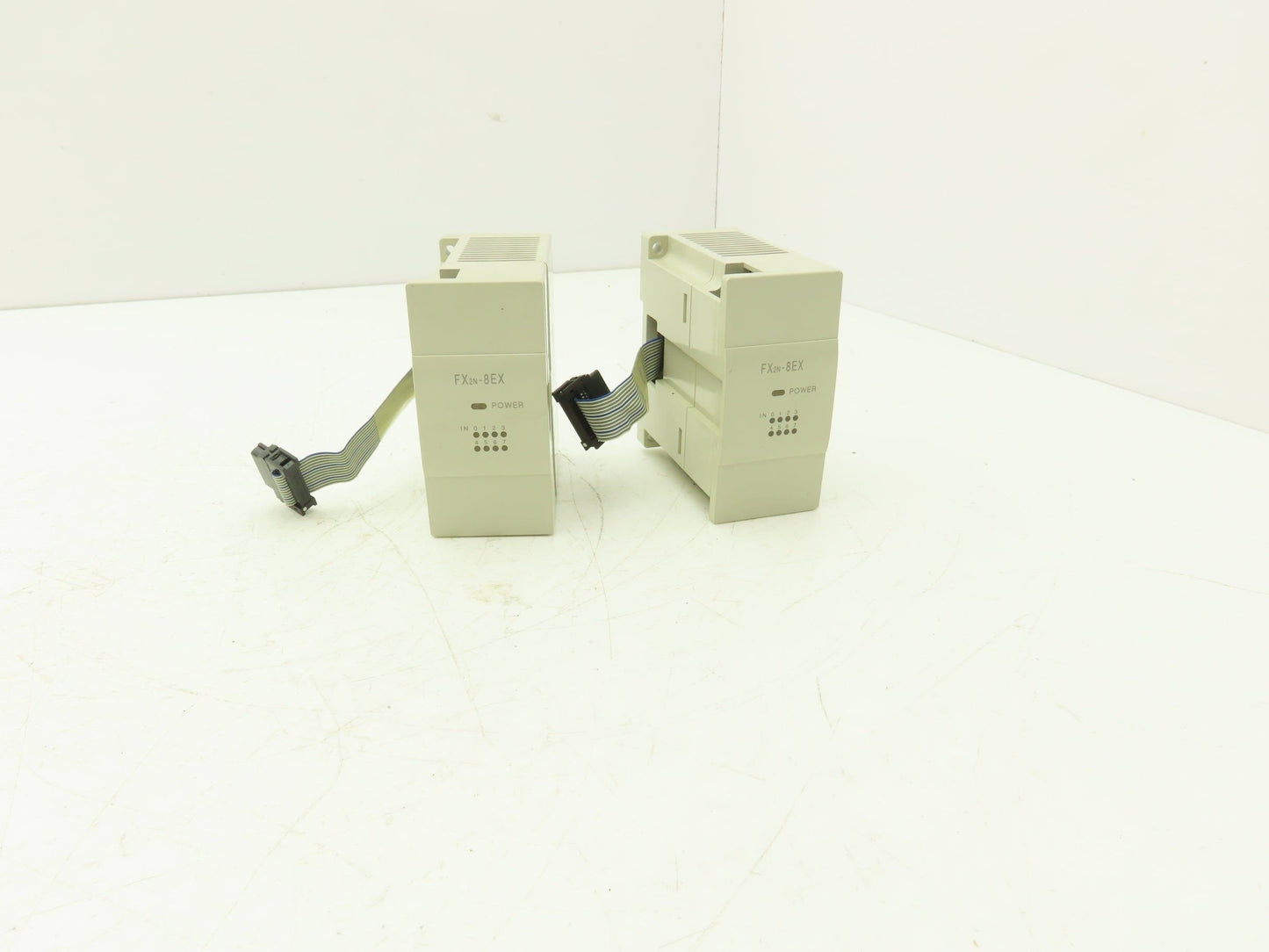 Mitsubishi Electric FX2N-8EX Melsec PLC 8 Point Input Module Expansion Lot of 2