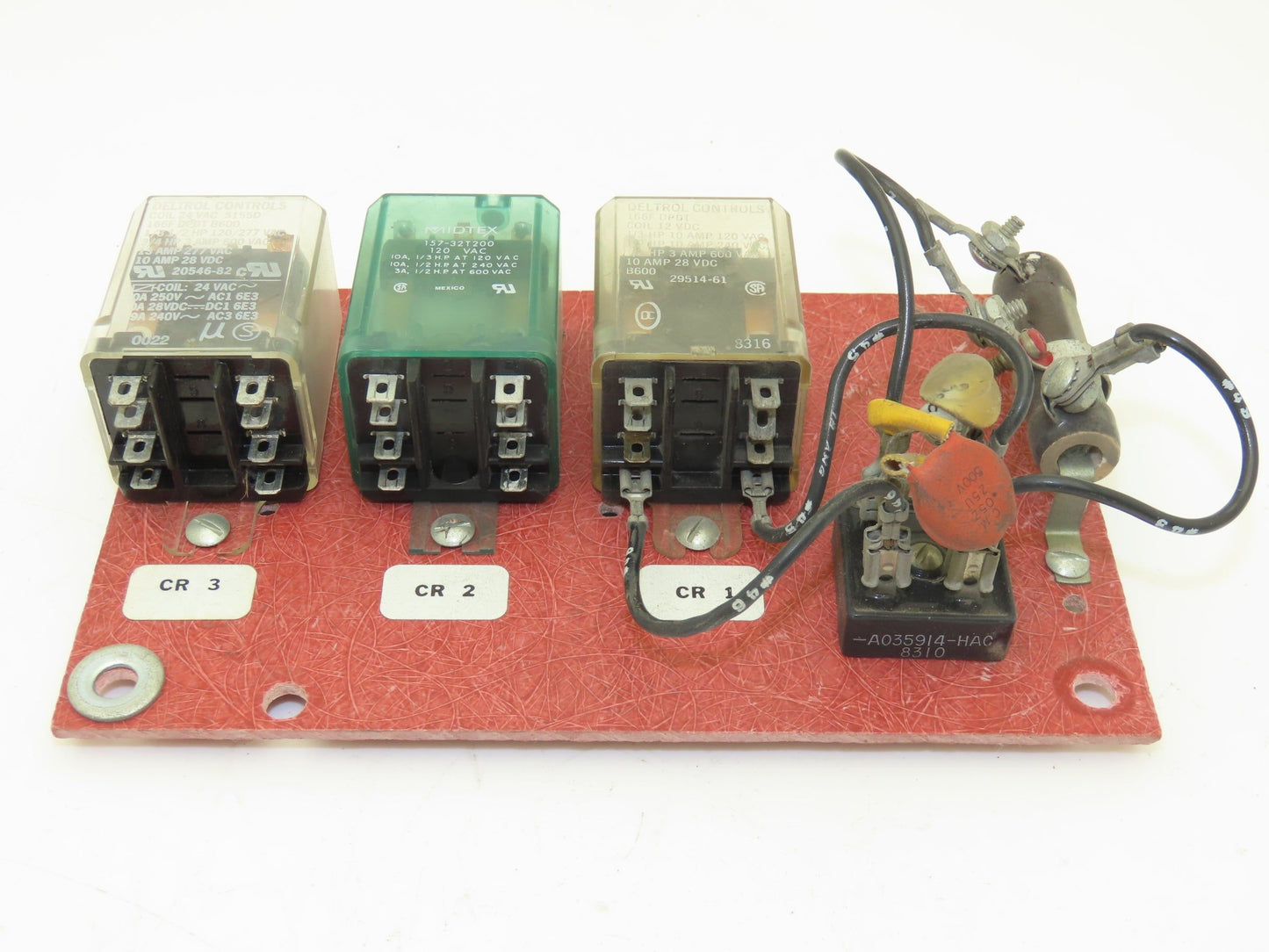 Miller Dialarc HF Mounting Board W/Components Assembly Welding Parts