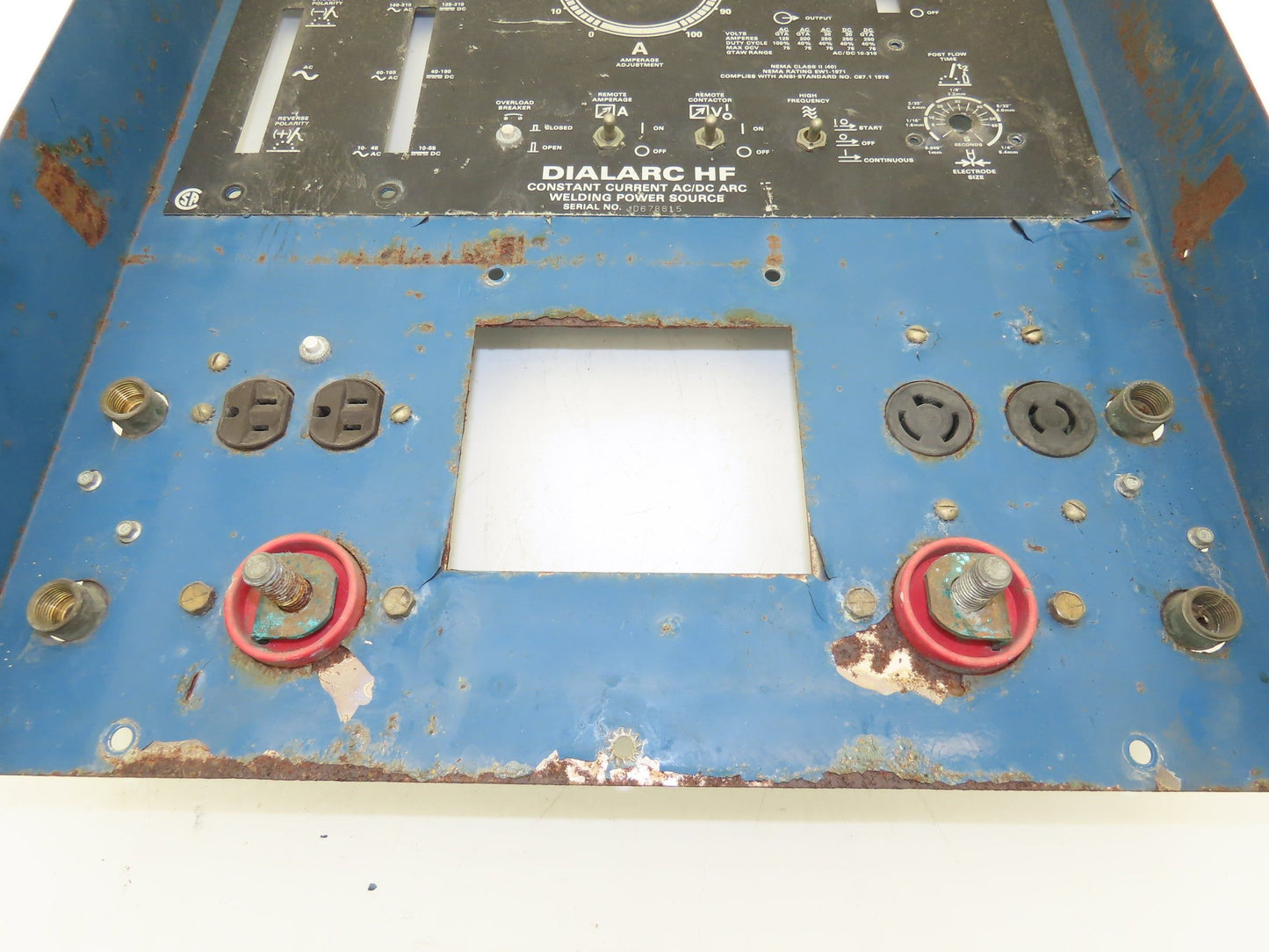 Miller Dialarc HF Front Panel Assembly Welding Parts
