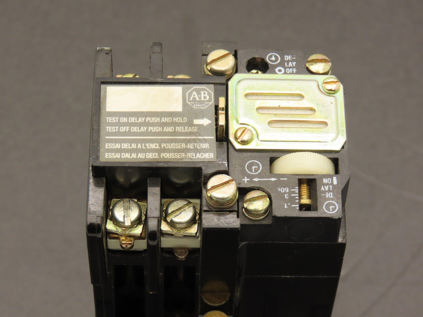 Allen Bradley 700-NT210X31 Pneumatic Time Delay Relay Complete Assembly Ser C