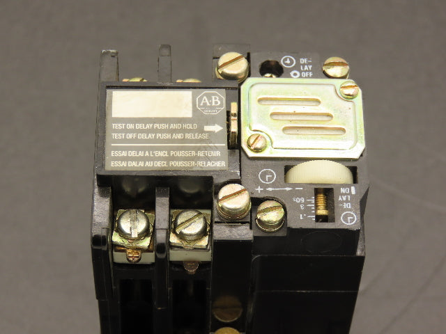 Allen Bradley 700-NT210X31 Pneumatic Time Delay Relay Complete Assembly Ser C