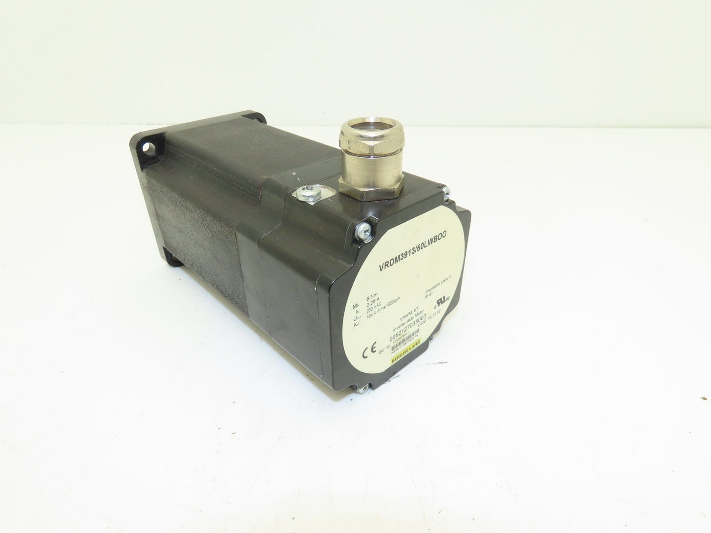 Berger Lahr 0052127035000 VRDM3913/50LWBOO Servo Stepper Motor 230V 6Nm