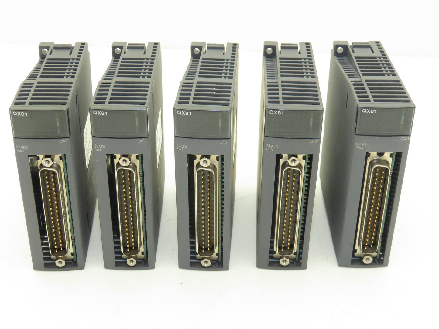 Mitsubishi Electric QX81 Melsec PLC Input Module 24VDC Lot of 5