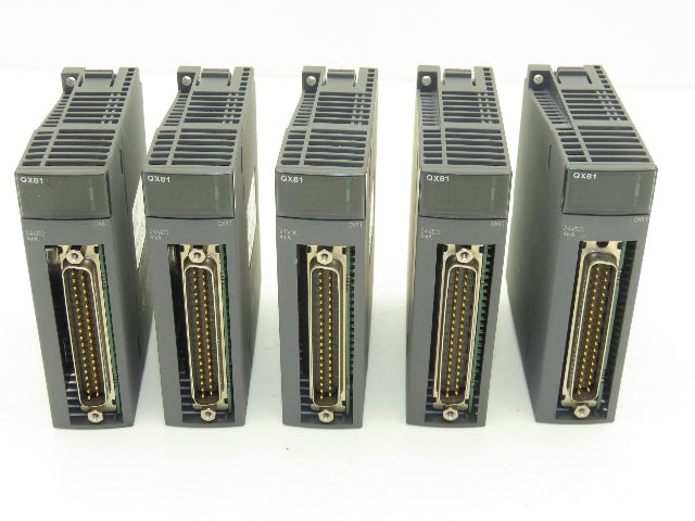 Mitsubishi Electric QX81 Melsec PLC Input Module 24VDC Lot of 5