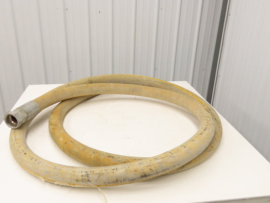 Gates Terminator 2"x 21' Fire Resistant Yellow Rubber Hose 501psi MSHA 2G-IC