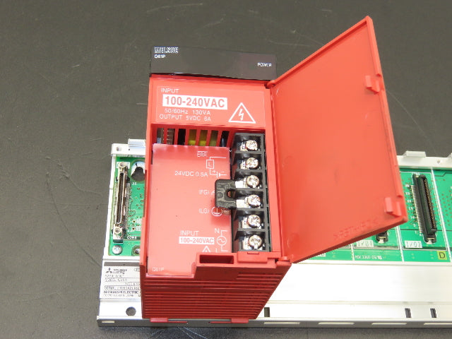Mitsubishi Electric Melsec PLC Backplane Rack Power Supply Module 5 Slot