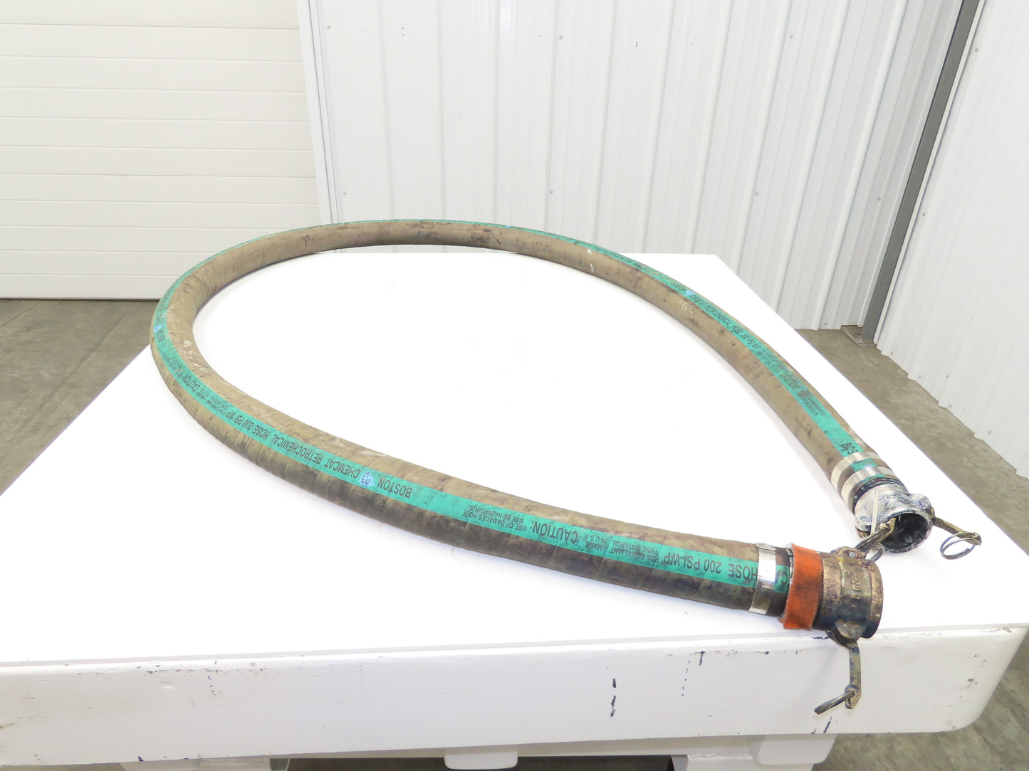 Boston Chemcat 2"ID x 12' Petroleum Chemical Transfer Hose Camlok Ends 200psi