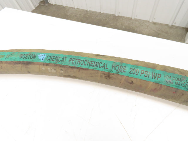 Boston Chemcat 2"ID x 12' Petroleum Chemical Transfer Hose Camlok Ends 200psi