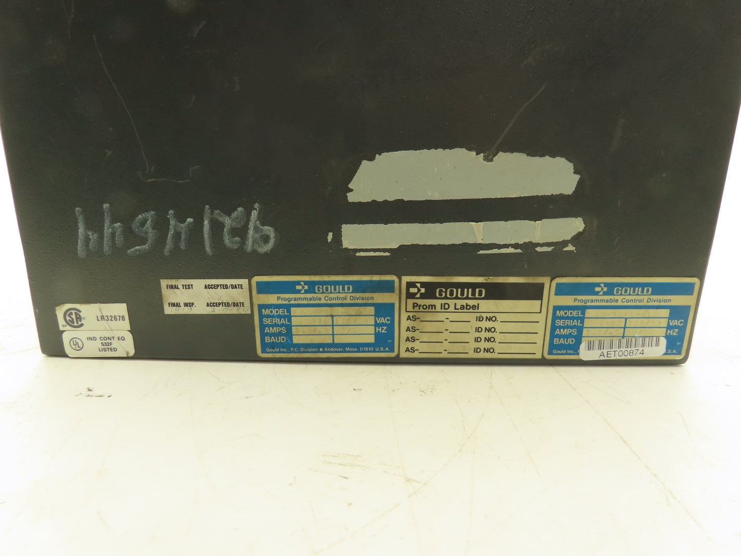 Gould AS-984A-816 PLC Controller I/O Chassis Rack