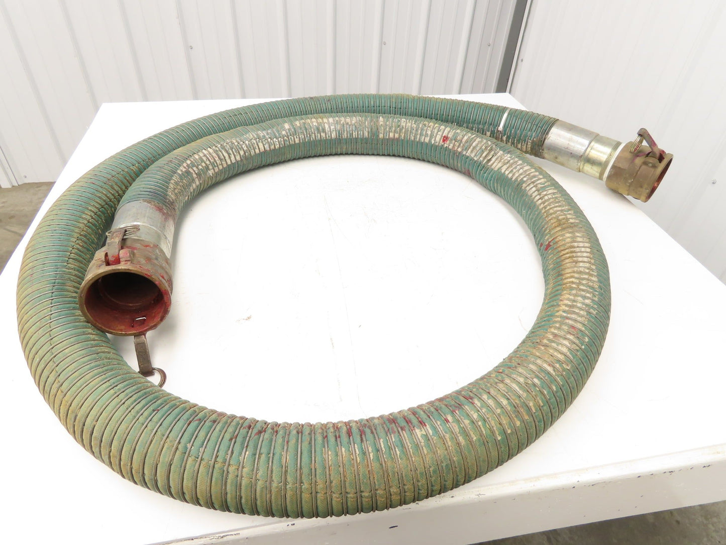 Novaflex Uni-Chem PG250 3"ID x 15' Flexible Chemical Transfer Hose Camlok Ends