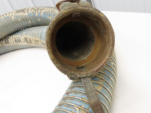 Wilcox 3"ID x 12' Stainless Flexible Chemical Transfer Hose Camlok Ends