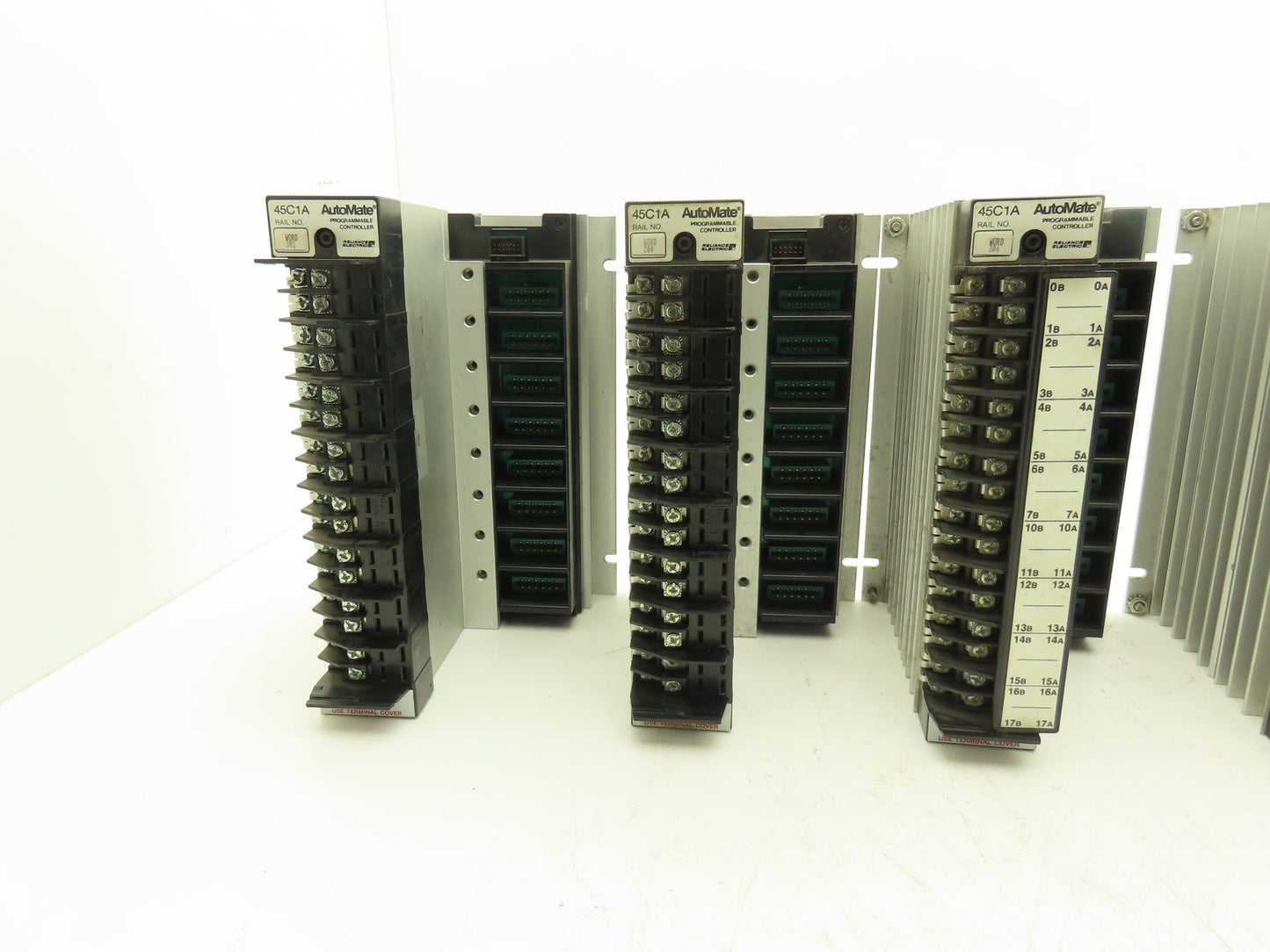 Reliance Electric 45C1A AutoMate Programmable Controller Backplane Rail Lot of 5