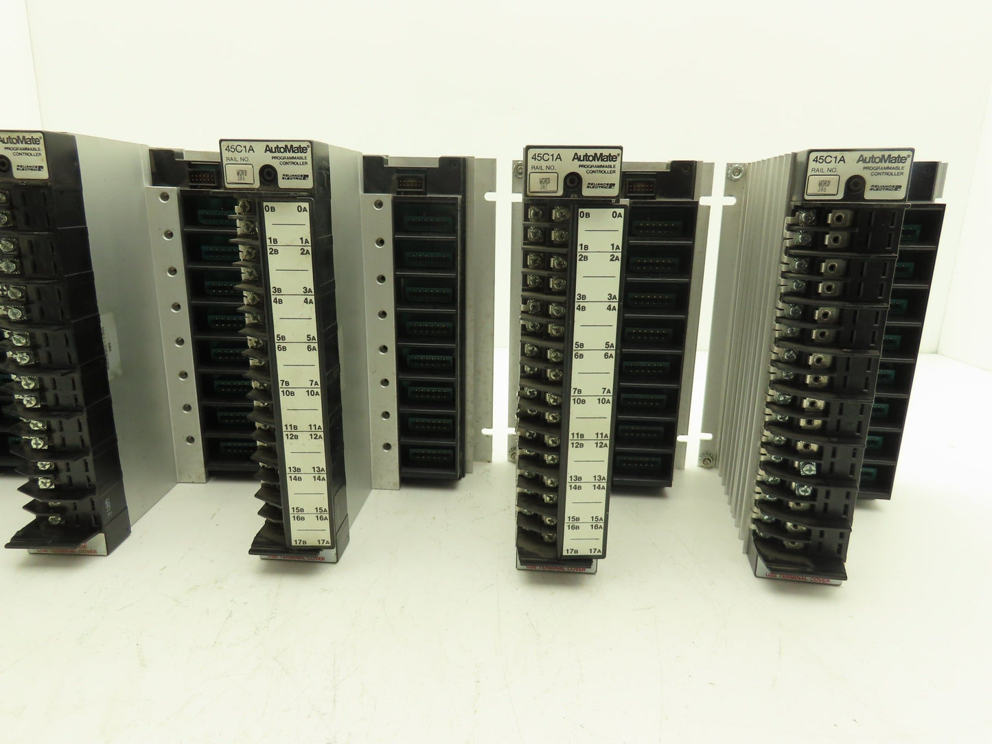 Reliance Electric 45C1A AutoMate Programmable Controller Backplane Rail Lot of 5