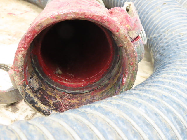 Flexmaster 3"ID x 23' Flexible Blue Chemical Transfer Hose Camlok Ends