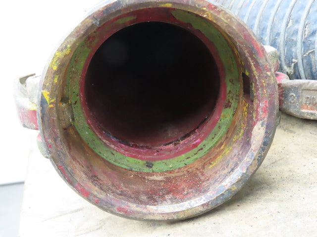 Flexmaster 3"ID x 23' Flexible Blue Chemical Transfer Hose Camlok Ends