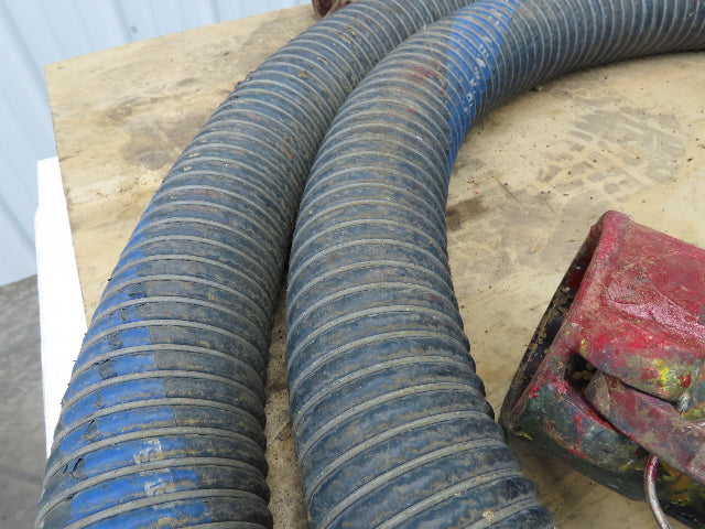 Flexmaster 3"ID x 23' Flexible Blue Chemical Transfer Hose Camlok Ends