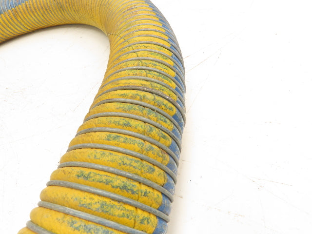 Flexonics Chemflex 3"ID x 12' Flexible Yellow Chemical Transfer Hose Camlok Ends