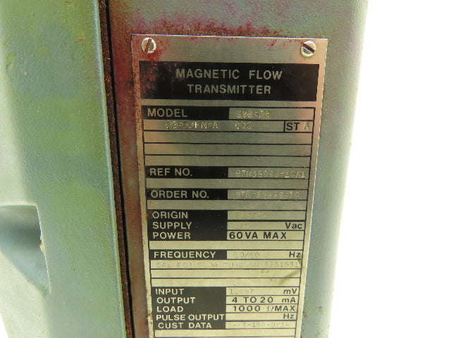 Foxboro Magnetic Flow Transmitter 120VAC 0-5mV Input 4-20mA Output 1000O Max