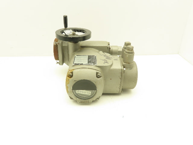 AUMA 9105155 SG07 Valve Actuator 1/2" NPT No motor