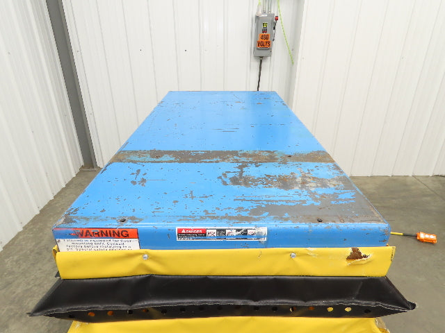 Bishamon Optimus Hydraulic Lift Table 2500lbs 36" Travel 24x48" Top 3Ph