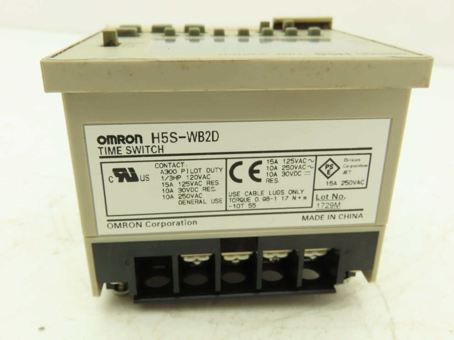 Omron H5S-WB2D Digital Time Switch PLC Timer 4 Circuit
