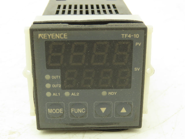 Keyence TF4-10 Temperature Controller 120/240VAC 1Ph In