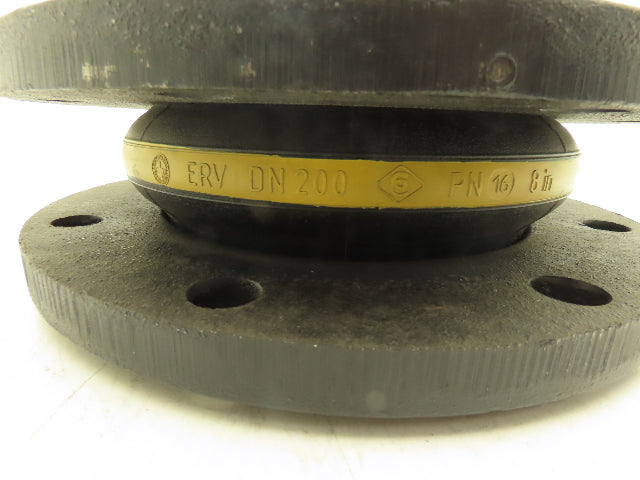 Garlock ERV DN200 8" Flanged Rubber Expansion Joint PN16 8-Bolt