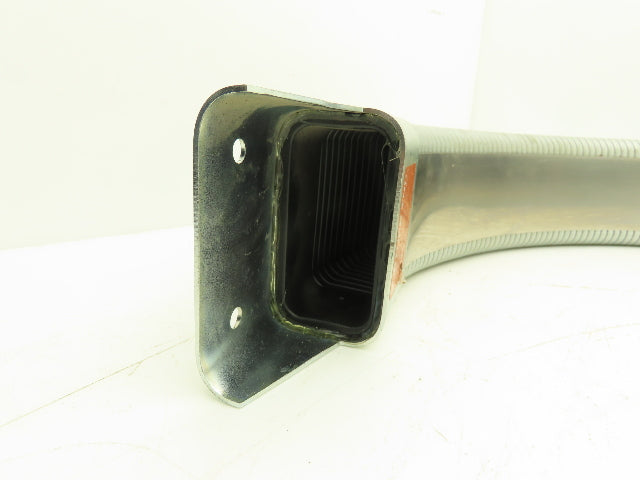Gortube 1.5"H x 3.3"W Steel Enclosed Flexible Cable/Hose Carrier 3.25"IR 43.75"L