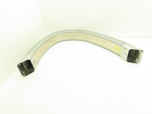 1061493 2"H x 4"W Steel Enclosed Flexible Cable/Hose Carrier 4.5"IR 54.5"L