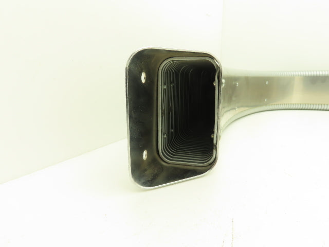 1061493 2"H x 4"W Steel Enclosed Flexible Cable/Hose Carrier 4.5"IR 54.5"L