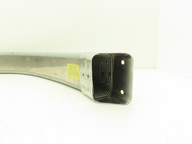 1061493 2"H x 4"W Steel Enclosed Flexible Cable/Hose Carrier 4.5"IR 54.5"L