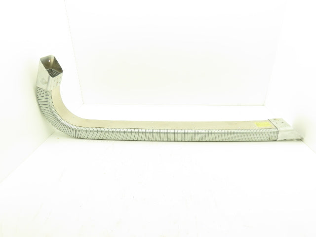 1061493 2"H x 4"W Steel Enclosed Flexible Cable/Hose Carrier 4.5"IR 54.5"L