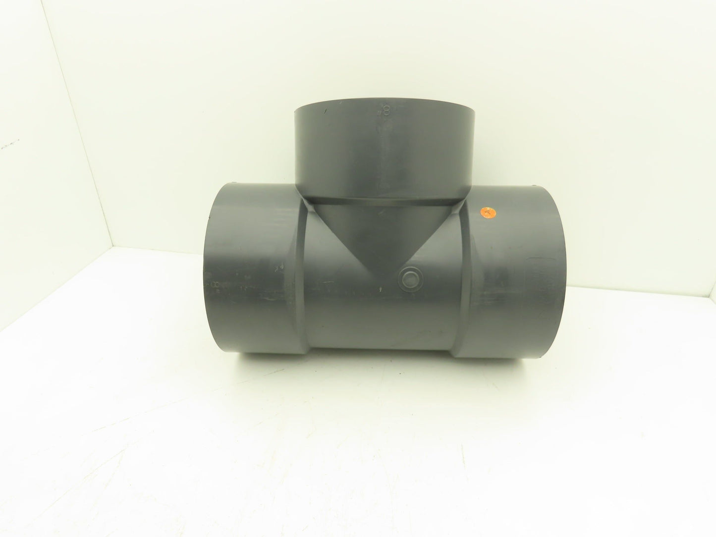 Ipex SCH 80 8" PVC Slip Tee Fitting Schedule 80 Gray ASTM D-2467