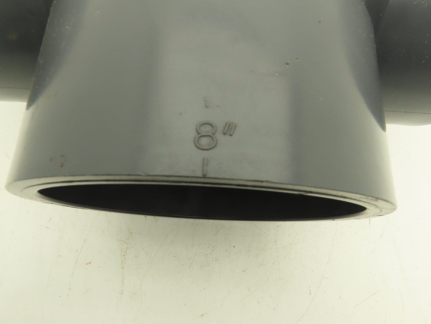 Ipex SCH 80 8" PVC Slip Tee Fitting Schedule 80 Gray ASTM D-2467