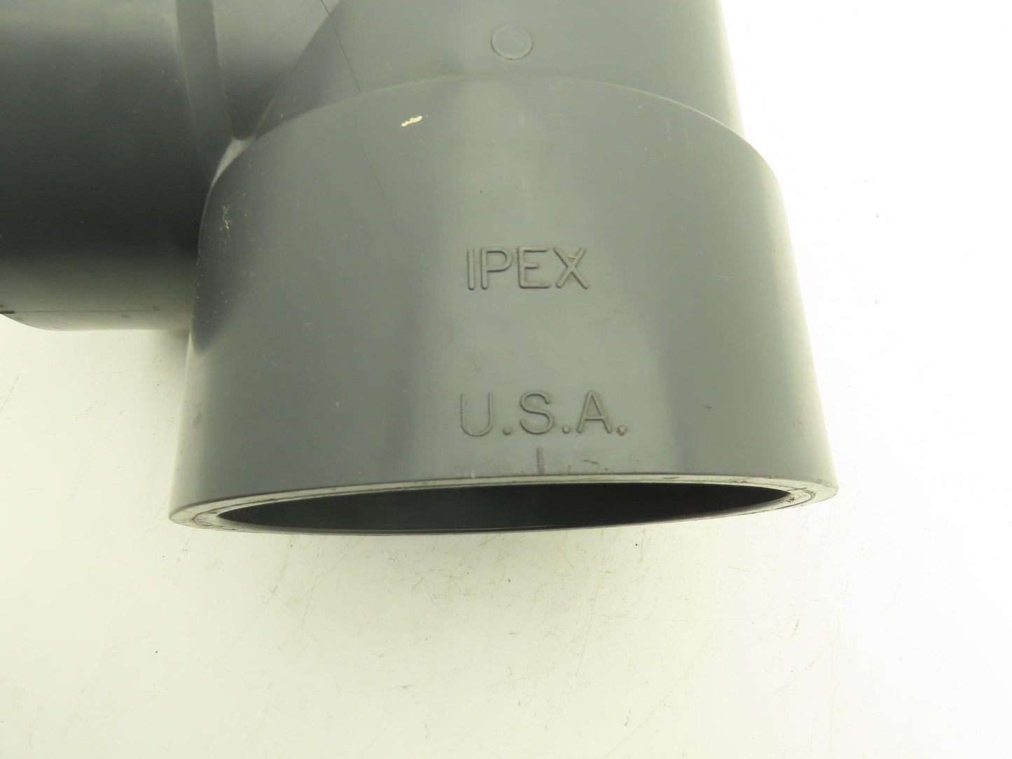 Ipex SCH 80 8" PVC Slip Tee Fitting Schedule 80 Gray ASTM D-2467