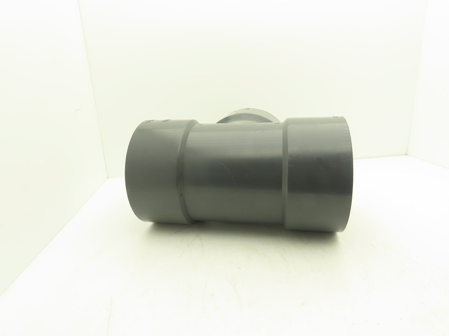 Ipex SCH 80 8" PVC Slip Tee Fitting Schedule 80 Gray ASTM D-2467