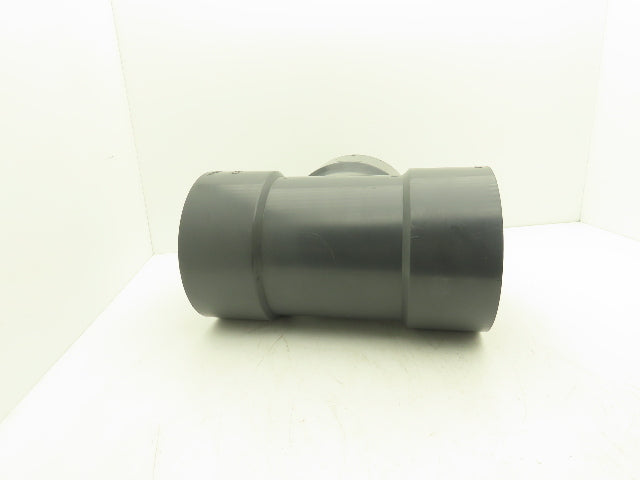 Ipex SCH 80 8" PVC Slip Tee Fitting Schedule 80 Gray ASTM D-2467