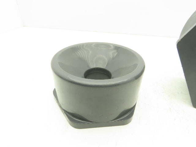 Ipex SCH 80 Reducer Bushing 8x6" + 6x2" PVC Slip Fittings Gray