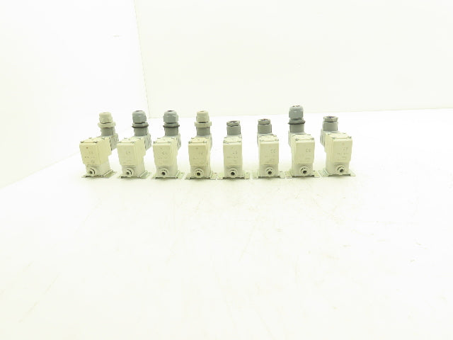 SMC VX210JG Direct Operated 2 Port Solenoid Valve 0.6MPa 3mm Orifice Lot of 8