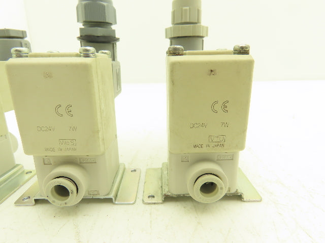 SMC VX220HG Direct Operated 2 Port Solenoid Valve 1MPa 4mm Orifice Lot of 3