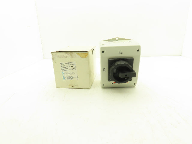Siemens 3LD2565-1GP51-0US2 Rotary Disconnect Switch 63A 600VAC
