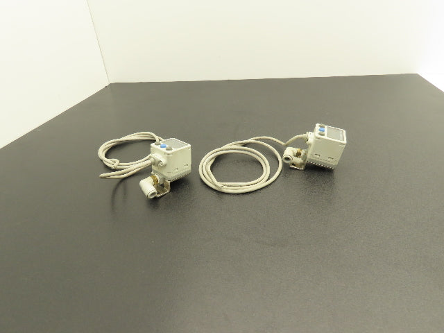 SMC ISE40A-W1-Y Digital Pressure Switch 12-24vdc 0-145psi Lot of 2