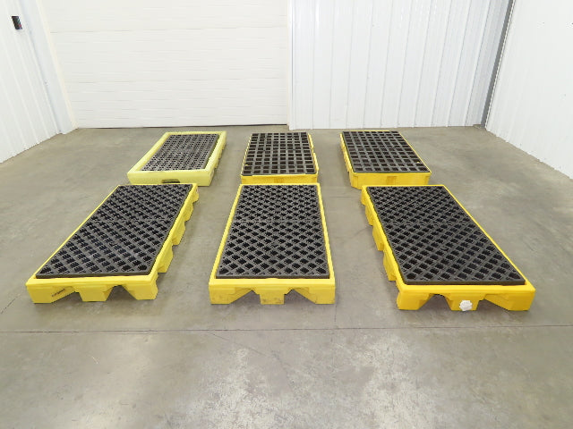 Eagle Spill Containment 2 Drum Platform 27x52" 30 Gal Lot of 6
