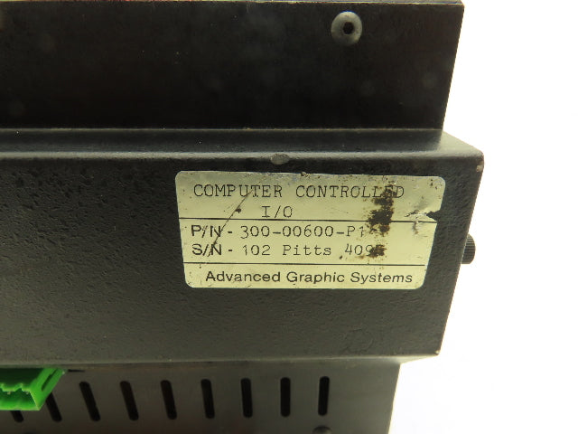 Advanced Graphics Systems 300-00600-P1 Computer Controlled I/O