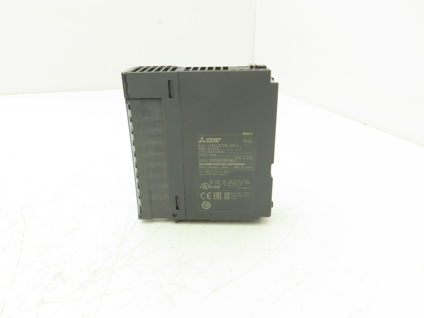 Mitsubishi Q64AD Melsec-Q A/D Converter Unit -10~10V 15VDC 30mA 5VDC 0.64A