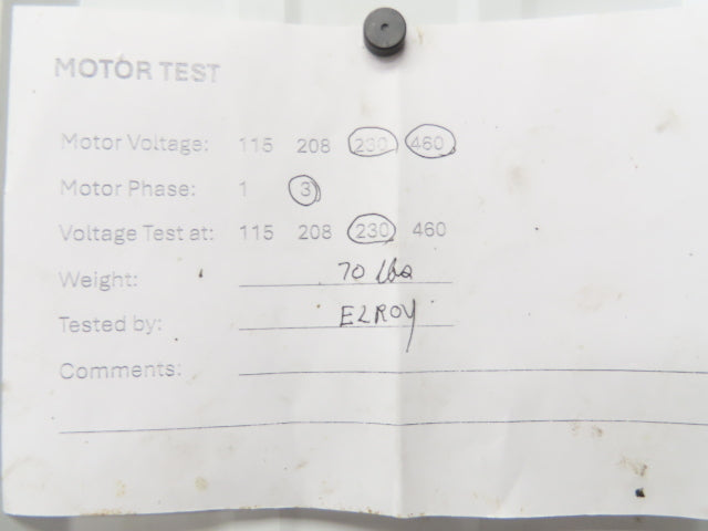 Grundfos MTR3-11/11 D-M-A-AQQV Immersion Coolant Pump 58L/min 230V 3PH 1.25"npt